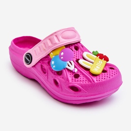 WJ1 Leichte Flip-Flops aus Schaumstoff für Kinder in Fuchsia-Süßigkeiten rosa 1