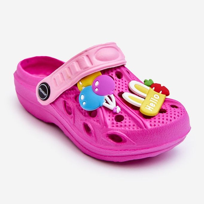 WJ1 Leichte Flip-Flops aus Schaumstoff für Kinder in Fuchsia-Süßigkeiten rosa 1