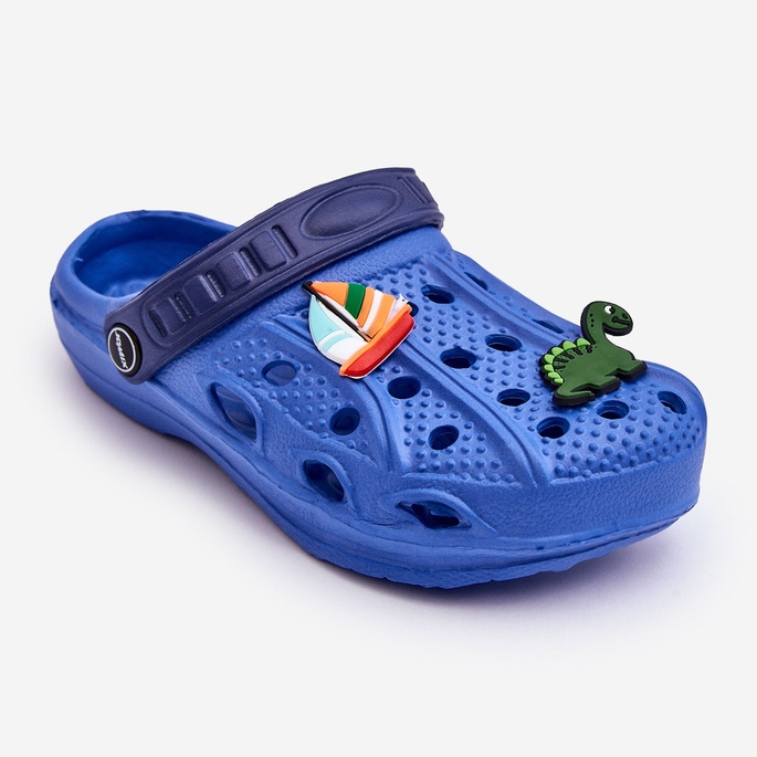 Leichte Crocs-Slides aus Schaumstoff für Kinder, Blaue Süßigkeiten 1