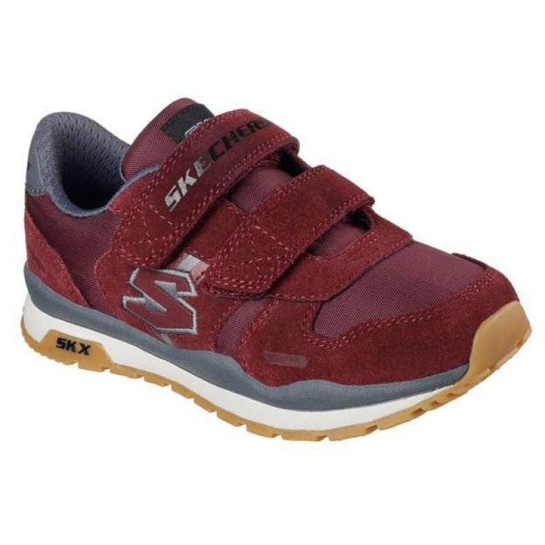 Schuhe Skechers Throwbax Jr 97360L/BURG rot 1