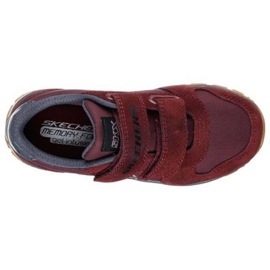 Schuhe Skechers Throwbax Jr 97360L/BURG rot 2