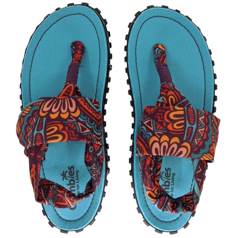 Gumbies Slingback Flip Flops W G-SB-WN-TRVN mehrfarbig 1