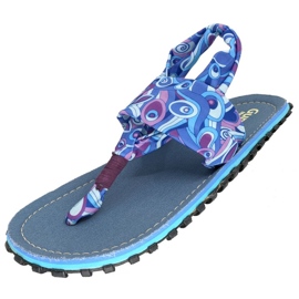 Gumbies Slingback Flip Flops W G-SB-WN-PEAC blau 2