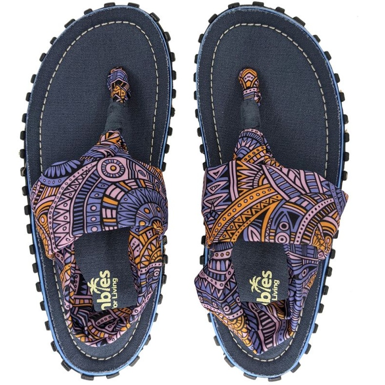 Gumbies Slingback Flip Flops W G-SB-WN-AZTEC mehrfarbig 1