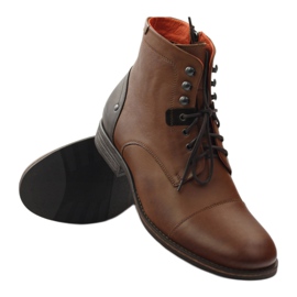 Winter gebundene Stiefel Pilpol PC6009 braun 3