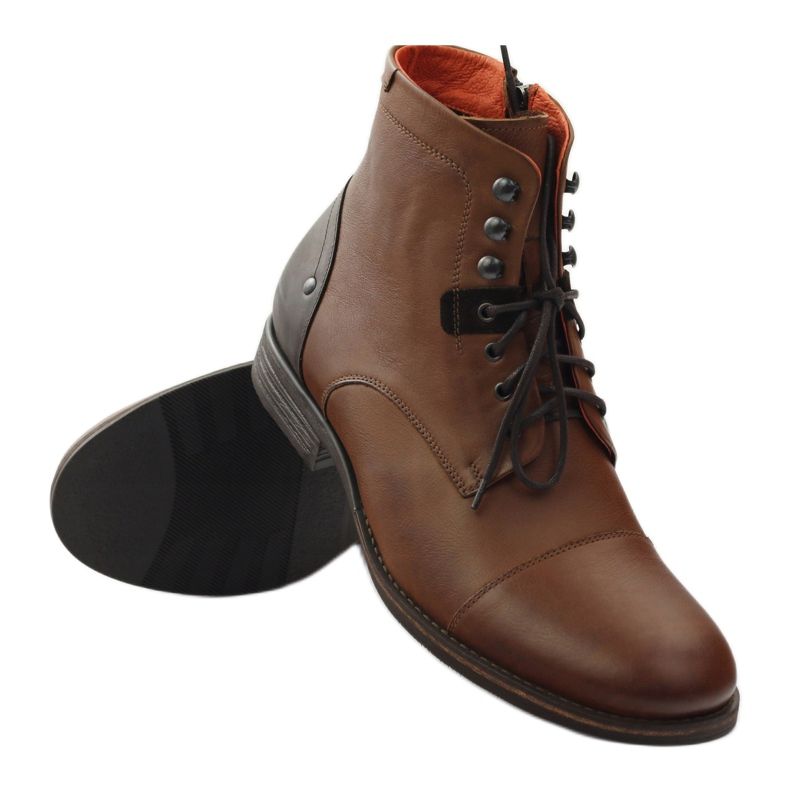 Winter gebundene Stiefel Pilpol PC6009 braun 3