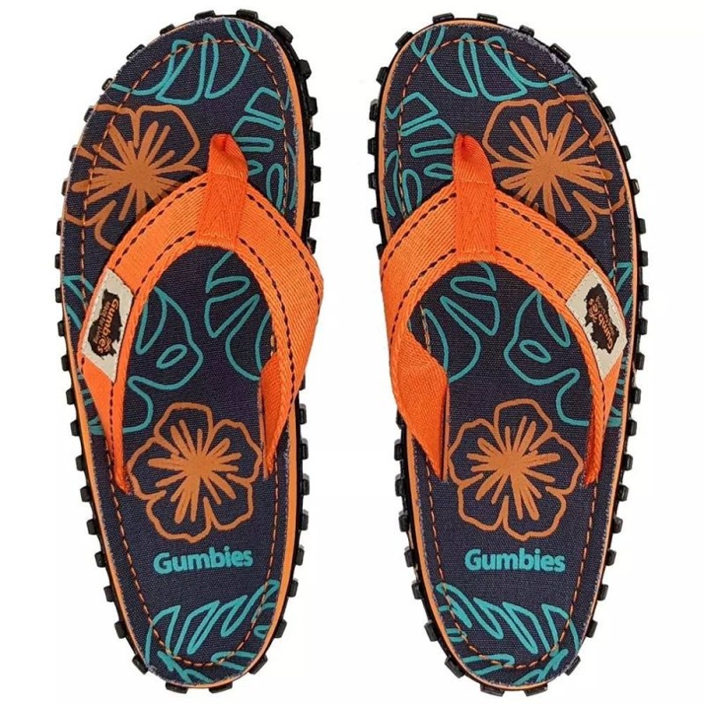 Gumbies Islander Flip Flops GU-FFISL106 orange 1