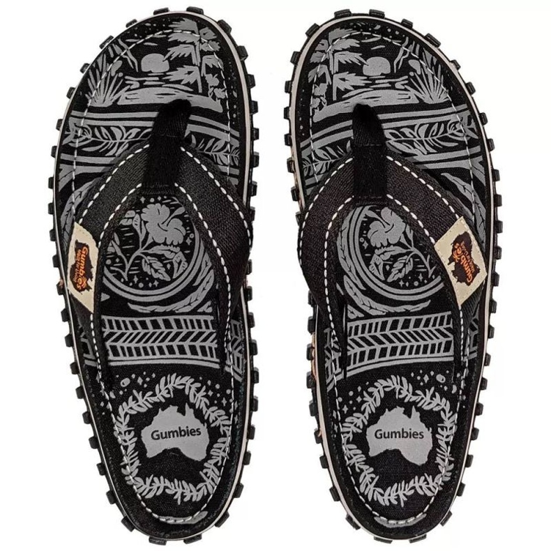 Gumbies Midnight Flip Flops GU-FFISL108 schwarz 1