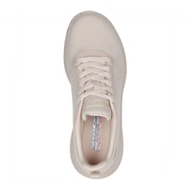 Skechers Memory Foam Bobs Squad Chaos Schuhe W 117209 Nude beige 1