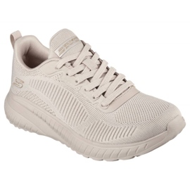 Skechers Memory Foam Bobs Squad Chaos Schuhe W 117209 Nude beige 4