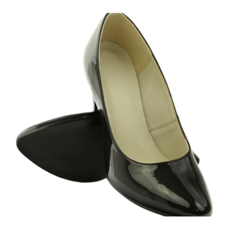 Schwarz Lackierte Pumps ZUZA 128 3