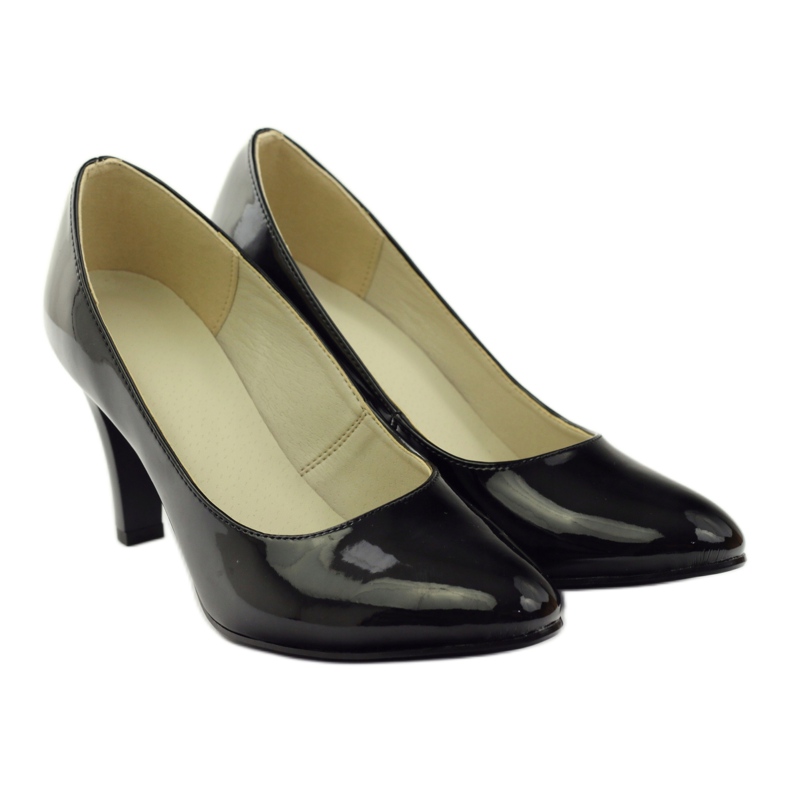 Schwarz Lackierte Pumps ZUZA 128 4