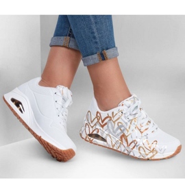 Schuhe Skechers Uno Metallic Love W 155523/WTGD weiß 1