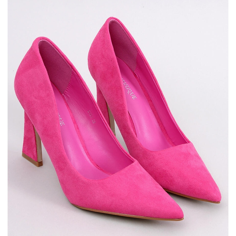 Pumps mit hohem Absatz Valli Fuchsia rosa 1