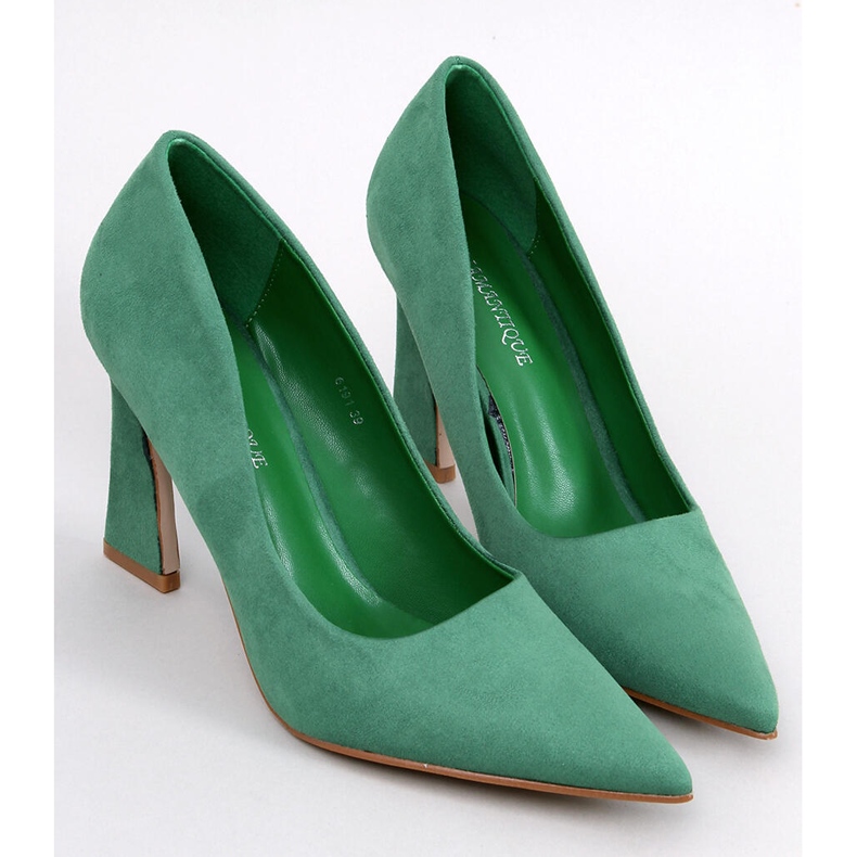 Valli Green-Pumps mit Absatz grün 1