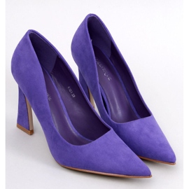 Valli Lila Pumps mit Absatz violett 1