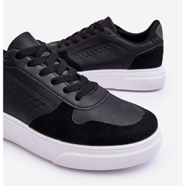 WJ1 Schwarze Castiel-Sportschuhe zum Schnüren für Herren 2