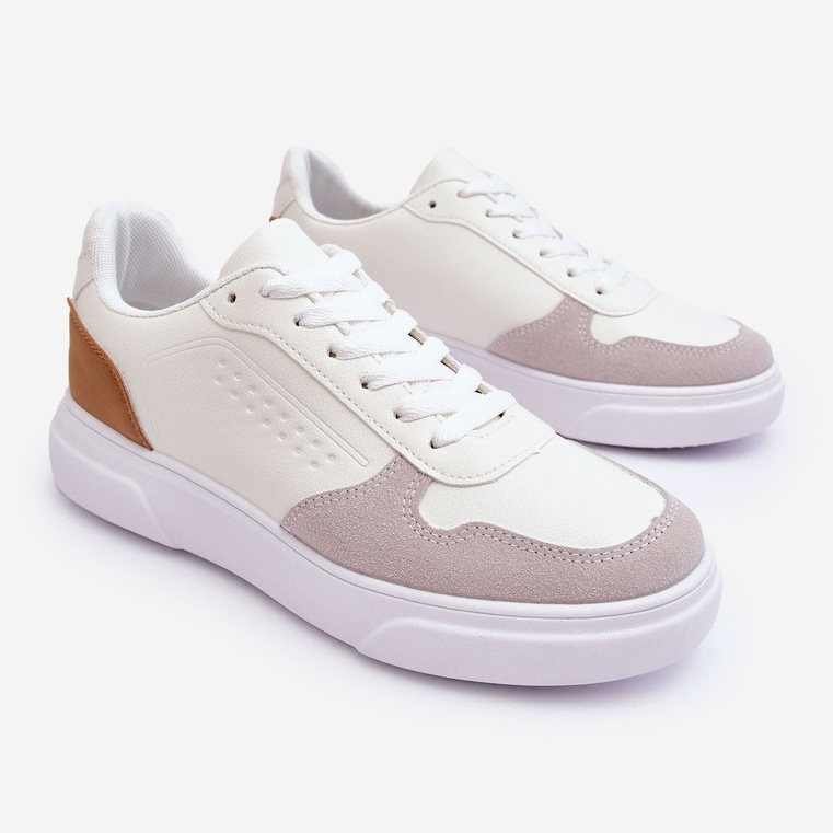 WJ1 Weiße Castiel-Sportschuhe zum Schnüren für Herren 1