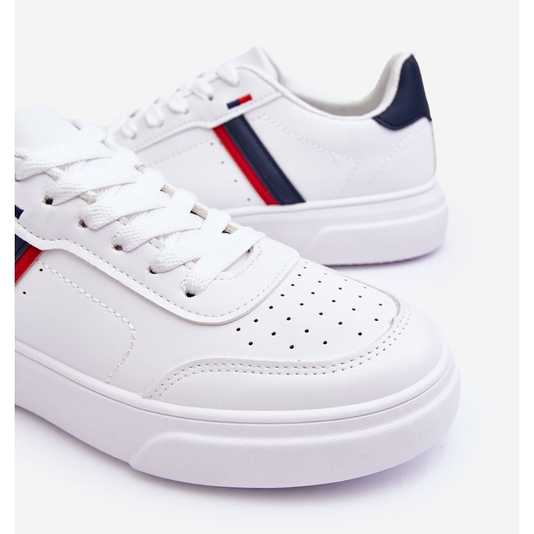 WJ1 Klassische Sportschuhe für Herren, Weiß und Marineblau, Enrique 2