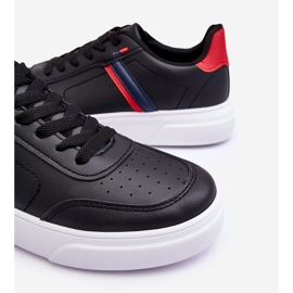 WJ1 Klassische Herren-Sneaker in Schwarz und Rot Enrique 2