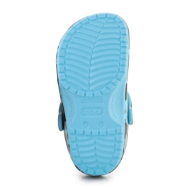 Crocs Classic Spray Camo Clog Jr 208305-441 Hausschuhe blau 4