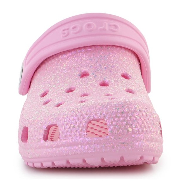 Crocs Classic Glitter Clog K Jr 206992-6S0 rosa 1