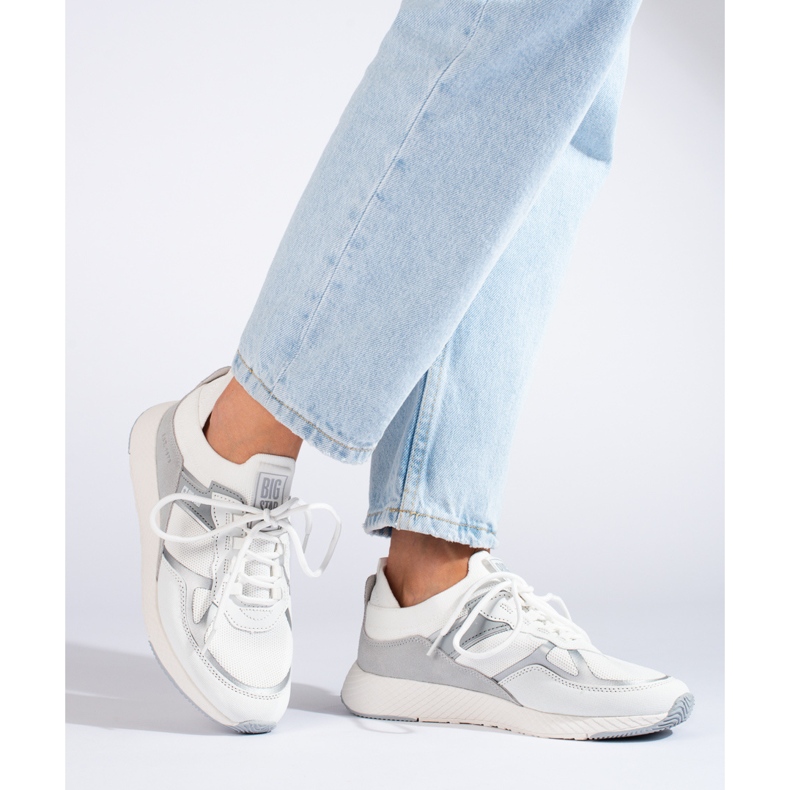 Damenturnschuhe Big Star JJ274A196 weiß 2