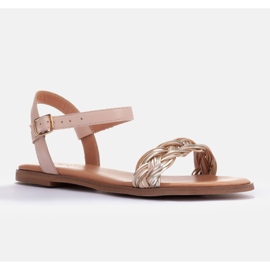 Marco Shoes Flache Sandalen beige 1