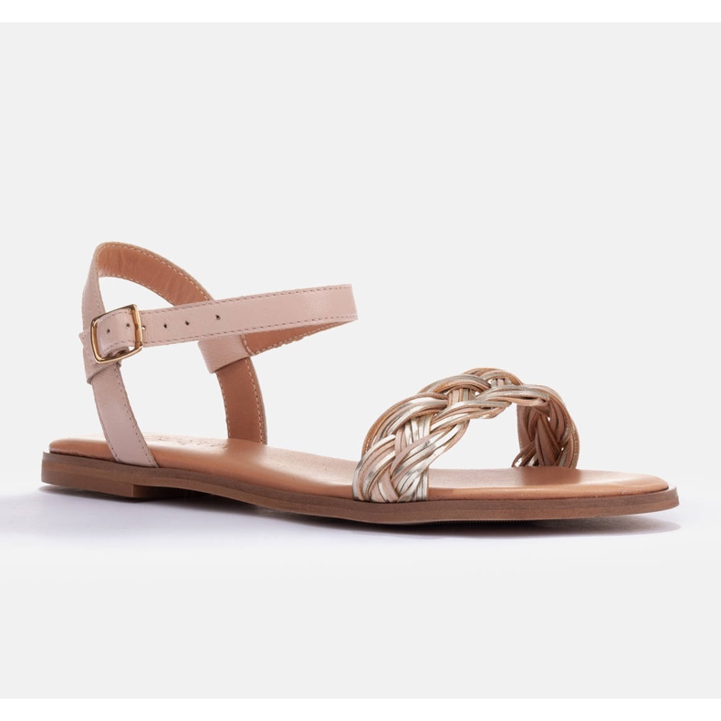 Marco Shoes Flache Sandalen beige 1