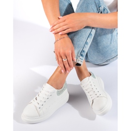 Weiße Shelovet-Sneaker für Damen 1