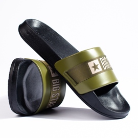 Grüne Big Star-Hausschuhe für Herren LL174458 1