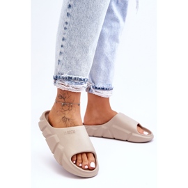 Leichte Big Star Foam-Hausschuhe für Damen LL274593 Beige 1
