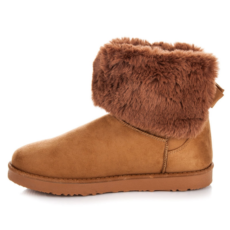 Kylie Mukluki mit Schleife braun 1