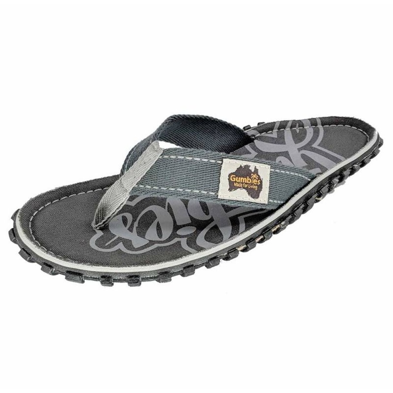 Gumbies Islander Flip-Flops 708210945424 grau 2