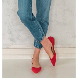 Marco Shoes Ballerinas mit Absatz rot 2