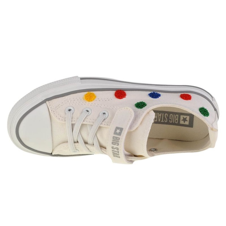 Kinderturnschuhe mit Klettverschluss Big Star JJ374053 Weiß 5