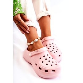 Damen-Schaumhausschuhe Crocs Pink Coline rosa 4