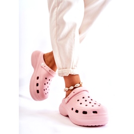 Damen-Schaumhausschuhe Crocs Pink Coline rosa 2