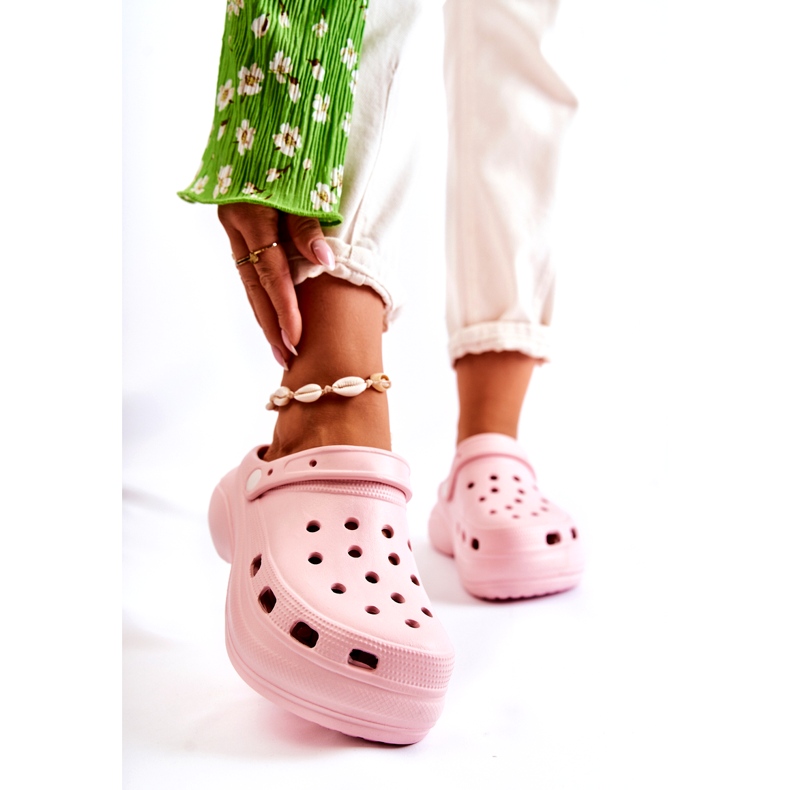 Damen-Schaumhausschuhe Crocs Pink Coline rosa 1