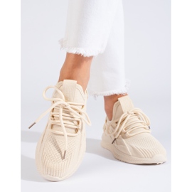 Beige Sportschuhe für Damen LL274714 Big Star 1