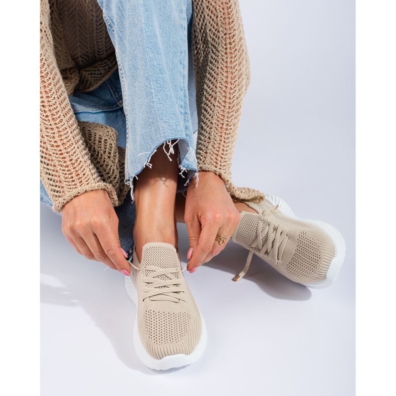 Textil-Sportschuhe für Damen Shelovet Beige 1