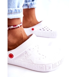 Leichte Damenhausschuhe Kroks Big Star II275003 Weiß 3