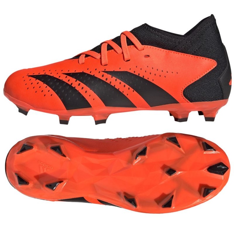 Adidas Predator Accuracy.3 Fg Jr GW4608 Fußballschuhe orange orangen und rottöne 1
