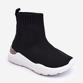 FR1 Kinder-Socken-Sportschuhe Schwarz Benito 1