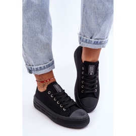 Big Star Plateau-Sneaker für Damen LL274A176 Schwarz 1