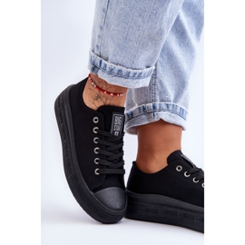 Big Star Plateau-Sneaker für Damen LL274A176 Schwarz 2