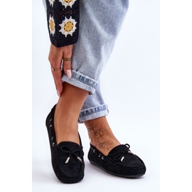 Damen-Loafer aus Wildleder in Schwarz von Si Passione 1