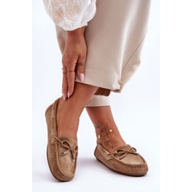 Damen-Loafer aus Wildleder in Braun von Si Passione 2