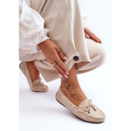 Damen-Loafer aus Wildleder Beige Si Passione 1