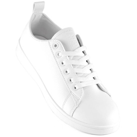 Sportschuhe Sneakers aus ökologischem Leder weiß News 23SP02-5786 1